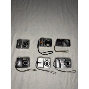 Kodak EasyShare Digital Camera Lot of 6 For Parts Repair Untested AS IS